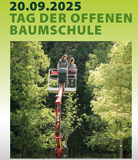 Einladung zum Tag der offenen Baumschule
